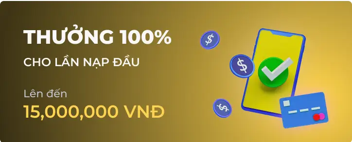 Khuyến mãi Thưởng 100% tại quickhitt777