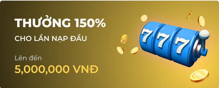 Khuyến mãi Thưởng 150% tại quickhitt777